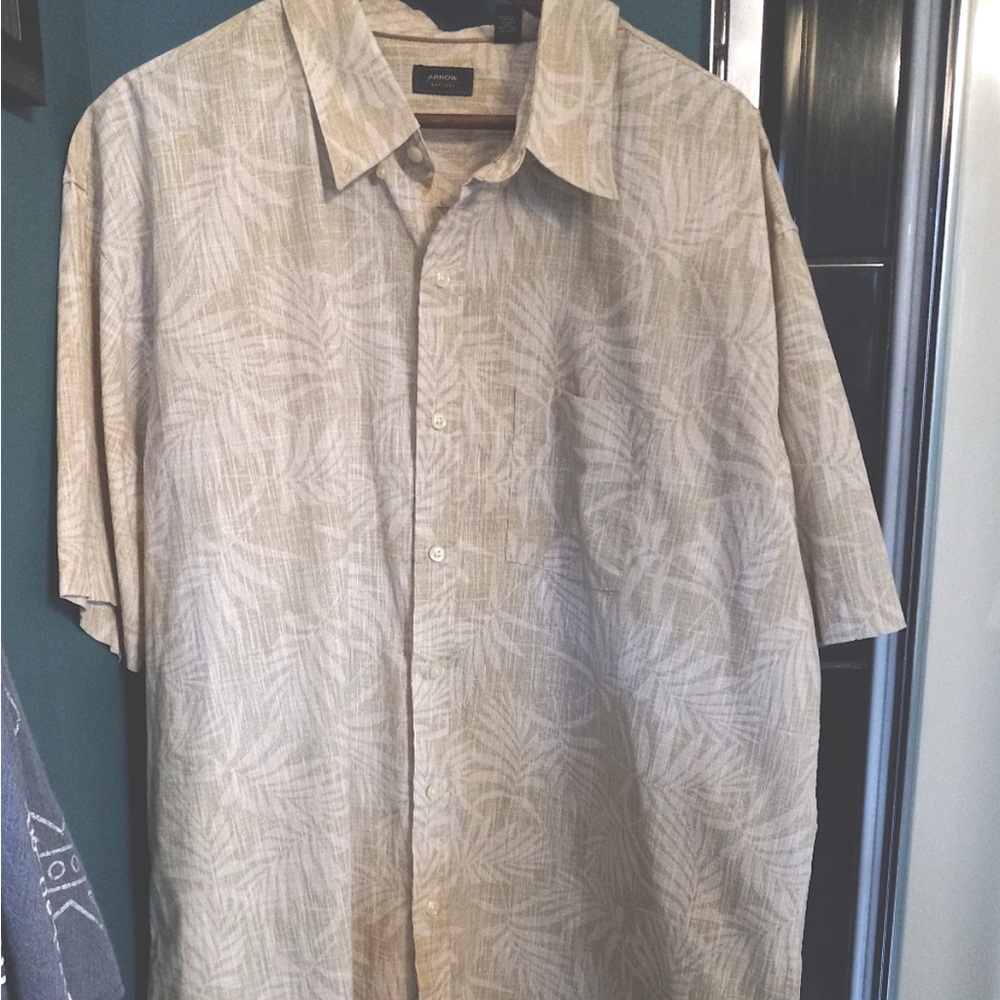 Men's Tropical Print Shirt SZ XXL
